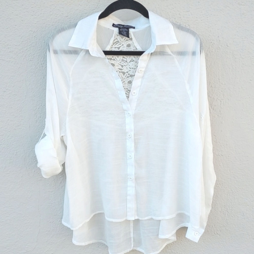 Simply Irresistible White Button Down Shirt